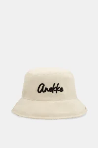 Gorro pescador reversible blanco marfil