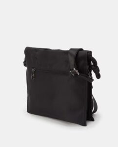 Bolso bombonera mediano nylon Pepe Moll negro