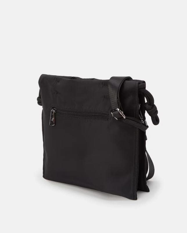 Bolso bombonera mediano nylon Pepe Moll negro