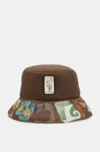 Gorro pescador reversible naranja Amphora