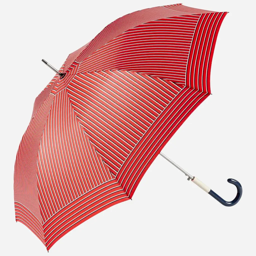 Paraguas largo automático rayas