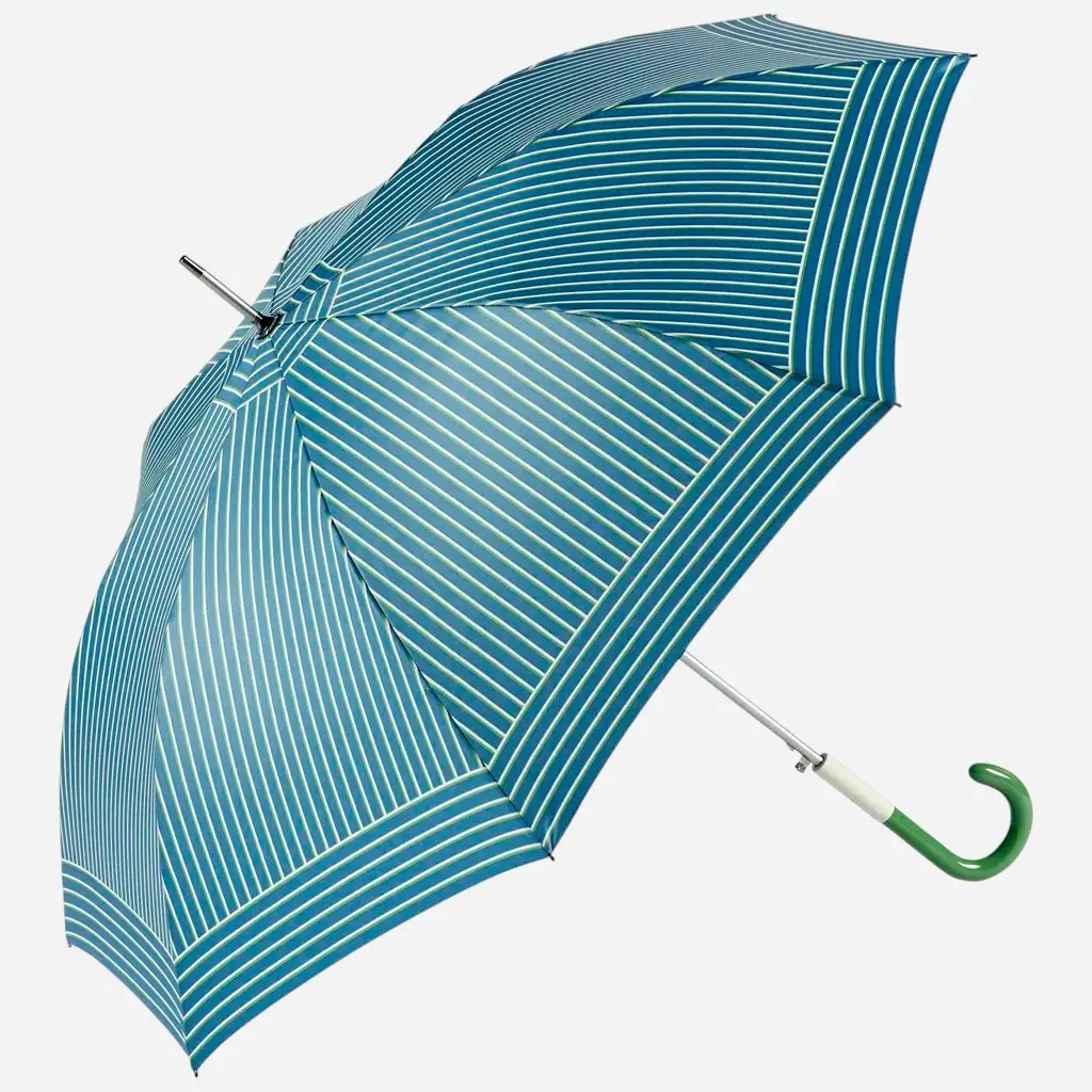 Paraguas largo automático rayas