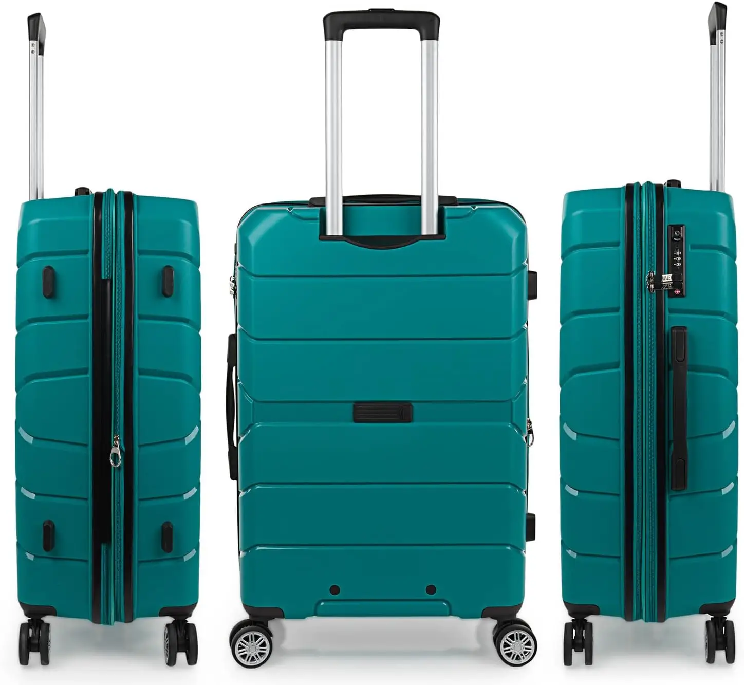 SET 2 MALETAS CABINA Y MEDIANA JASLEM Verde