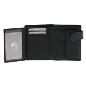 1650-1_4 Cartera con monedero en piel para hombre. RFID