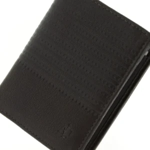 Billetero con monedero en piel para hombre. RFID
