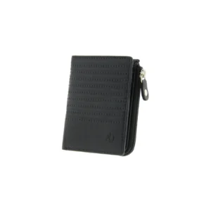 Billetero monedero cremallera en piel para hombre. RFID