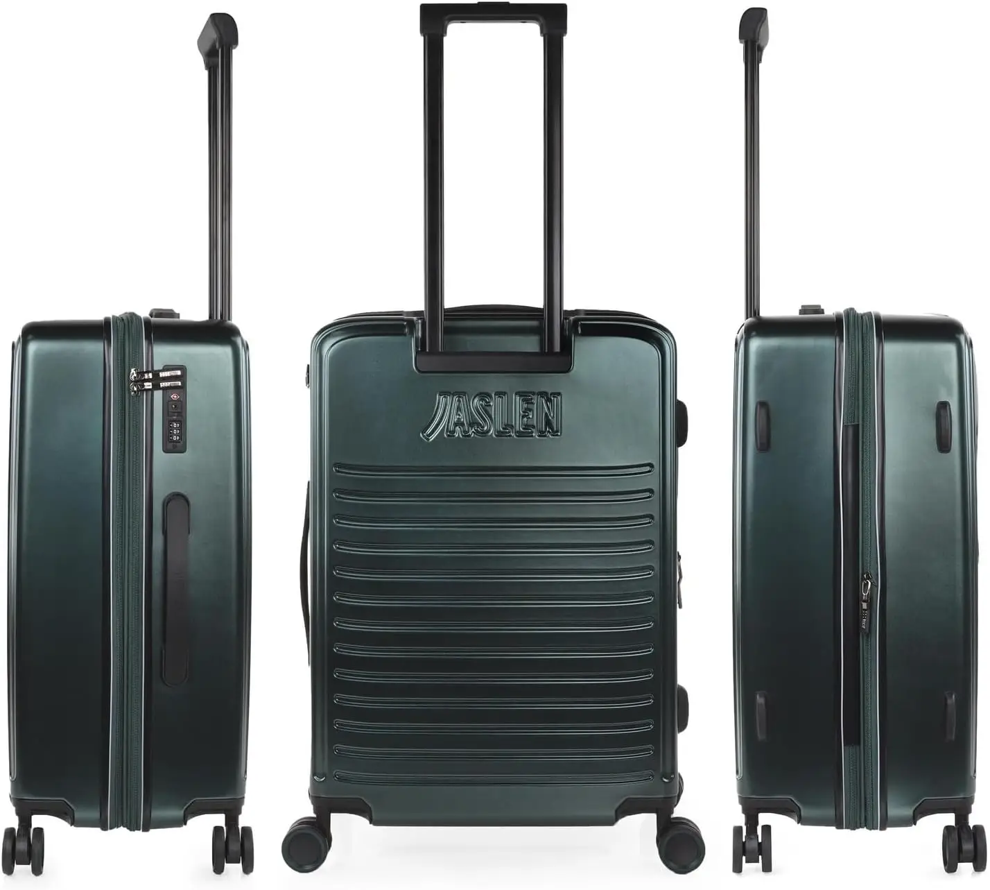 Maleta Mediana Rígida Expandible Padua 68L + 18 L verde