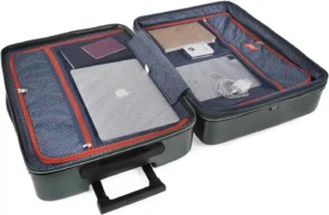Maleta Mediana Rígida Expandible Padua 68L + 18 L verde