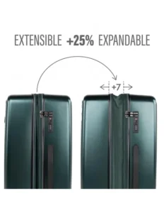 Maleta Grande Rígida Expandible Padua 99L+ 23 L verde