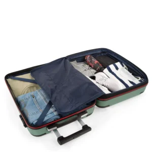 Maleta de Cabina Rígida Expandible Turin 38L+ 9L menta