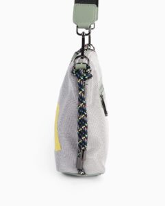 Bandolera Mesh silver