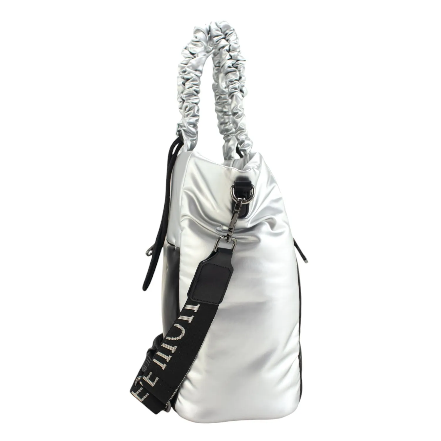 242120SN-silver-negro4 Shopper Mujer Pepe Moll Space Silver/Negro