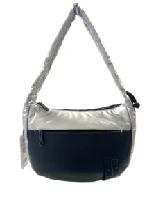 Bolso de hombro 242121 Candie Space Silver Negro frontal