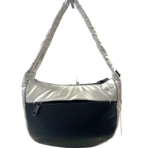 Bolso de hombro 242121 Candie Space Silver Negro trasera