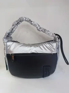 Bolso de hombro 242121 Candie Space Silver Negro tienda frontal