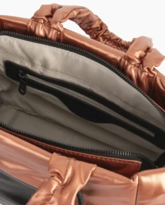 Bolso de mano Space Cobre/Negro