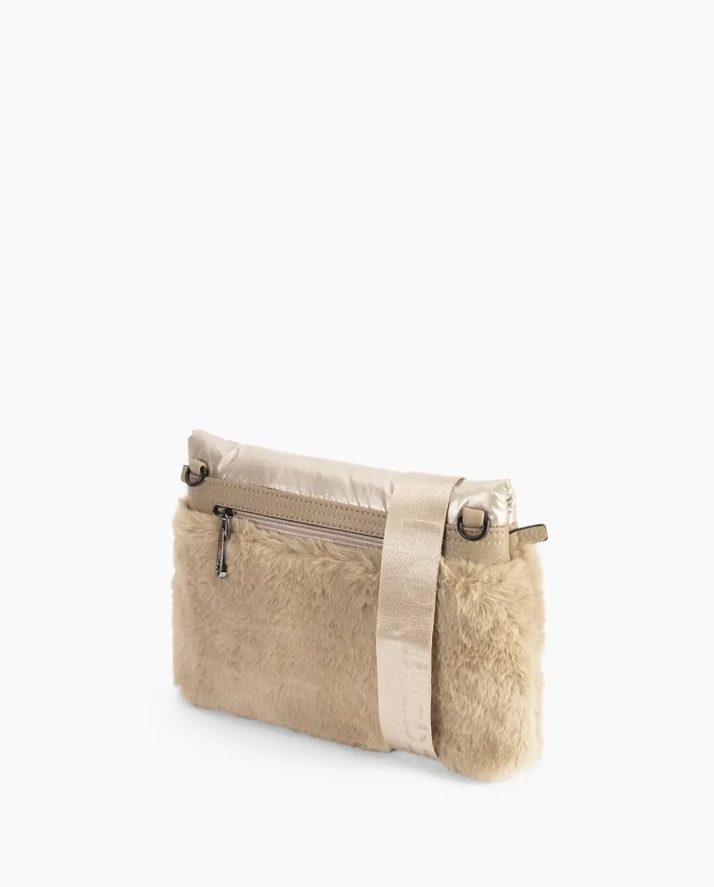 Bolso bandolera 242203 Tecno Beige