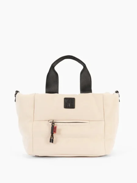 Bolso de mano 242260 Osaka Beige/Negro