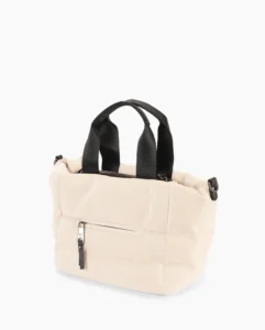 Bolso de mano 242260 Osaka Beige/Negro