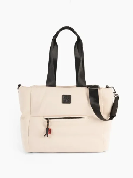 Bolso de hombro 242264 Osaka Beige/Negro
