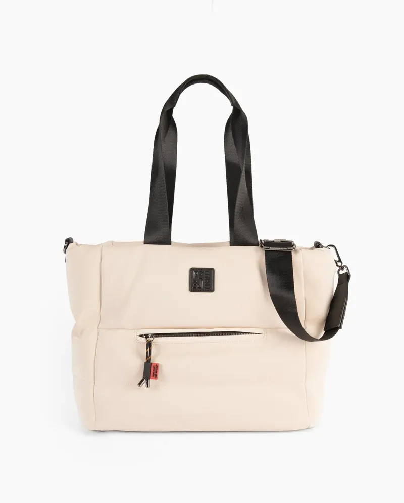 Bolso de hombro 242264 Osaka Beige/Negro