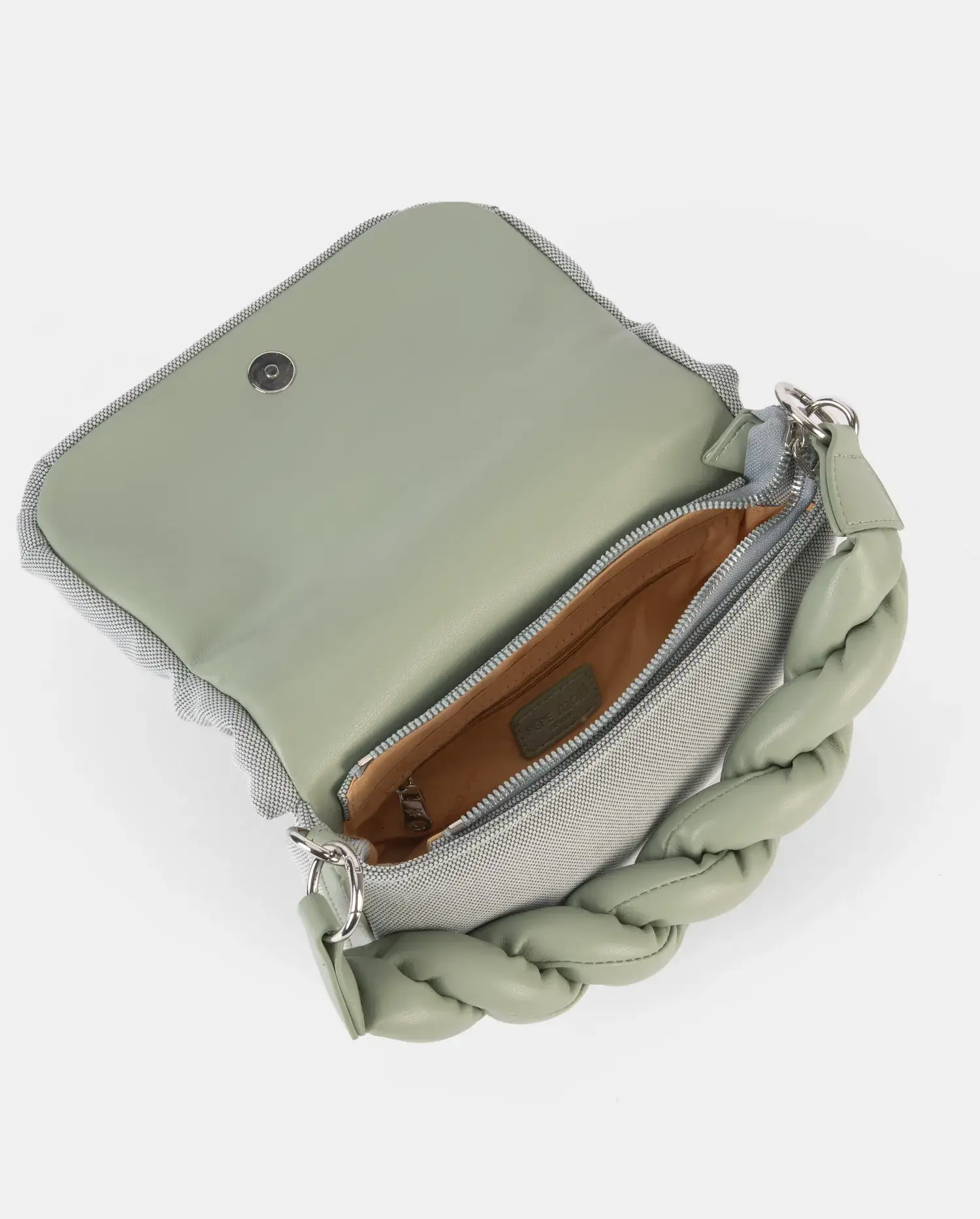 251180-mint-interior Bolso de mano asa trenzada Pepe Moll