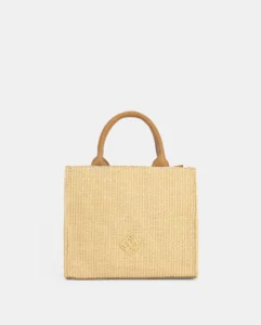 Bolso de rafia cuadrado Pepe Moll