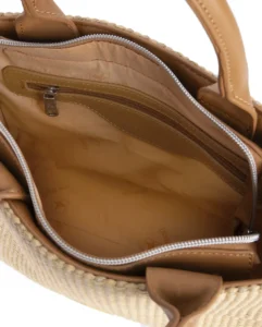 Bolso de rafia cuadrado Pepe Moll