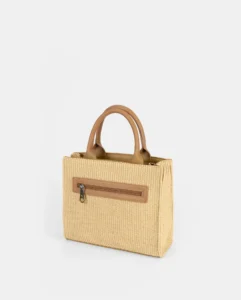 Bolso de rafia cuadrado Pepe Moll