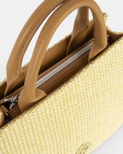 Bolso de rafia cuadrado Pepe Moll