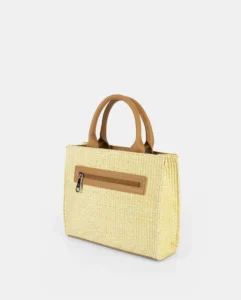 Bolso de rafia cuadrado Pepe Moll