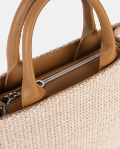 Bolso de rafia cuadrado Pepe Moll