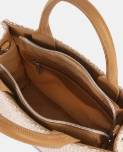 Bolso de rafia cuadrado Pepe Moll