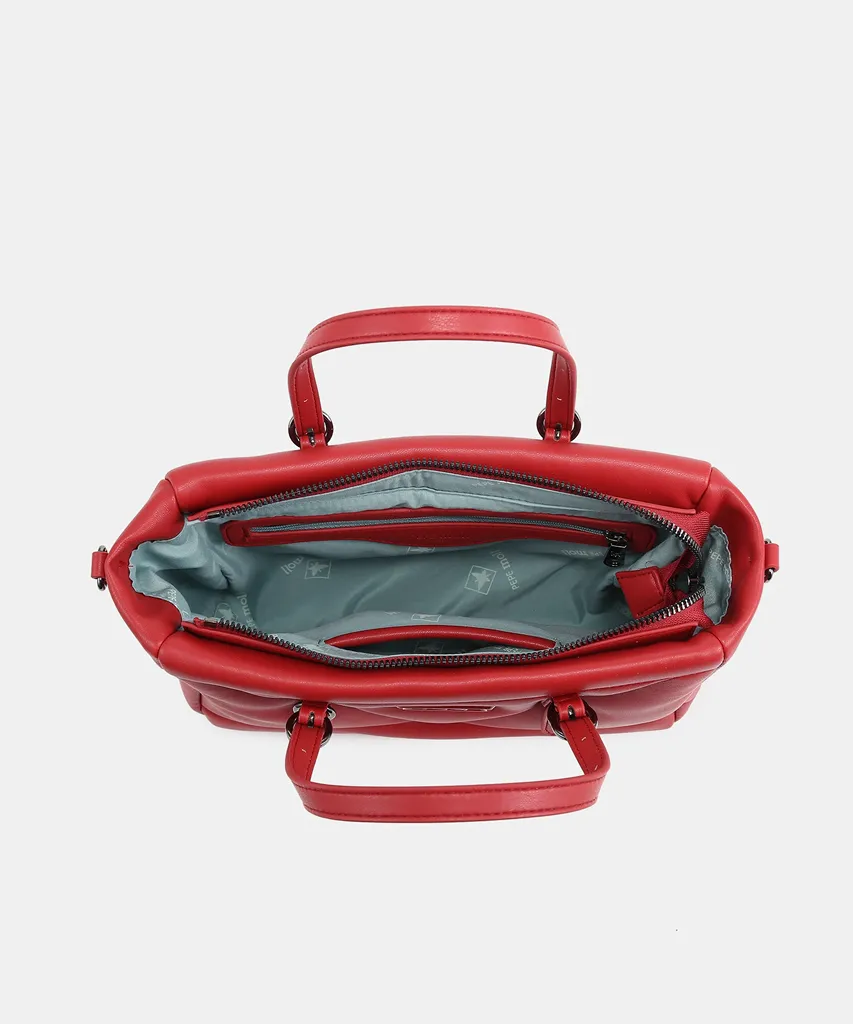 Bolso de mano rojo con bandolera Jessica