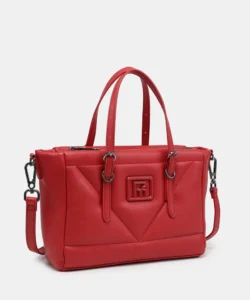 Bolso de mano rojo con bandolera Jessica