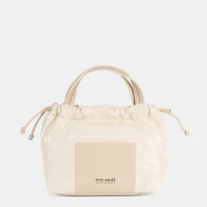Bolso de mano marfil Pepe Moll Estelle