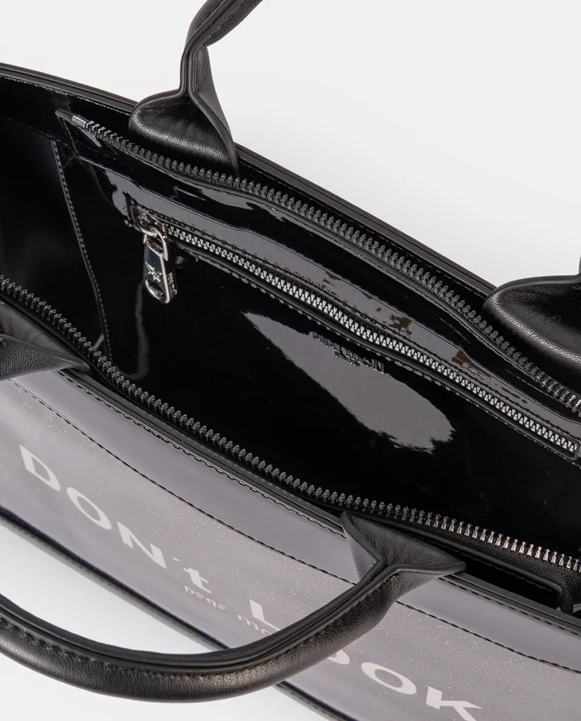 261352-black-interior Bolso de mano transparente con bandolera Britney