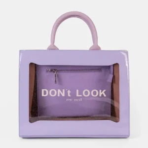 Bolso de mano transparente con bandolera Britney