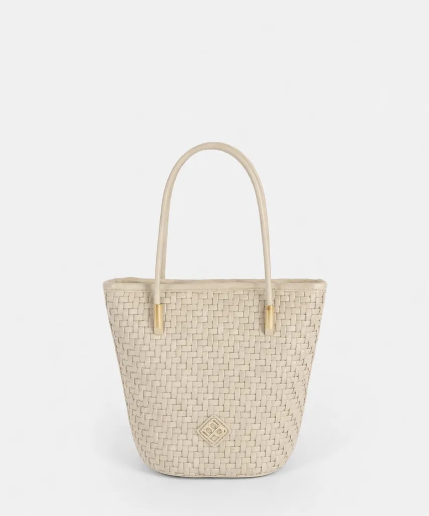 Bolso cubo trenzado Katie