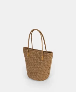 Bolso cubo trenzado Katie