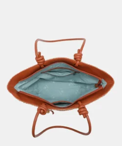 Bolso de hombro de rafia natural Pepe Moll Alaska