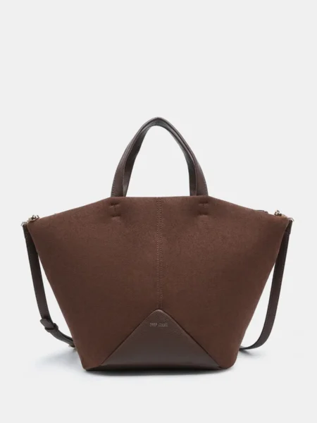 Bolso shopper marrón Pepe Moll Ofelia