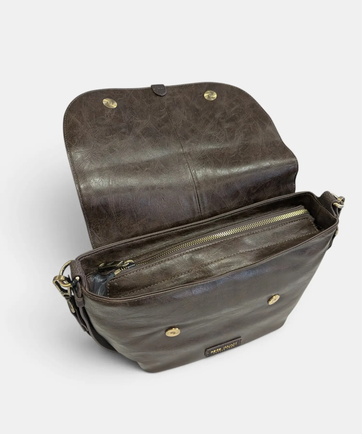 Bolso bandolera con solapa Pepe Moll Elie 262300 - Imagen 3