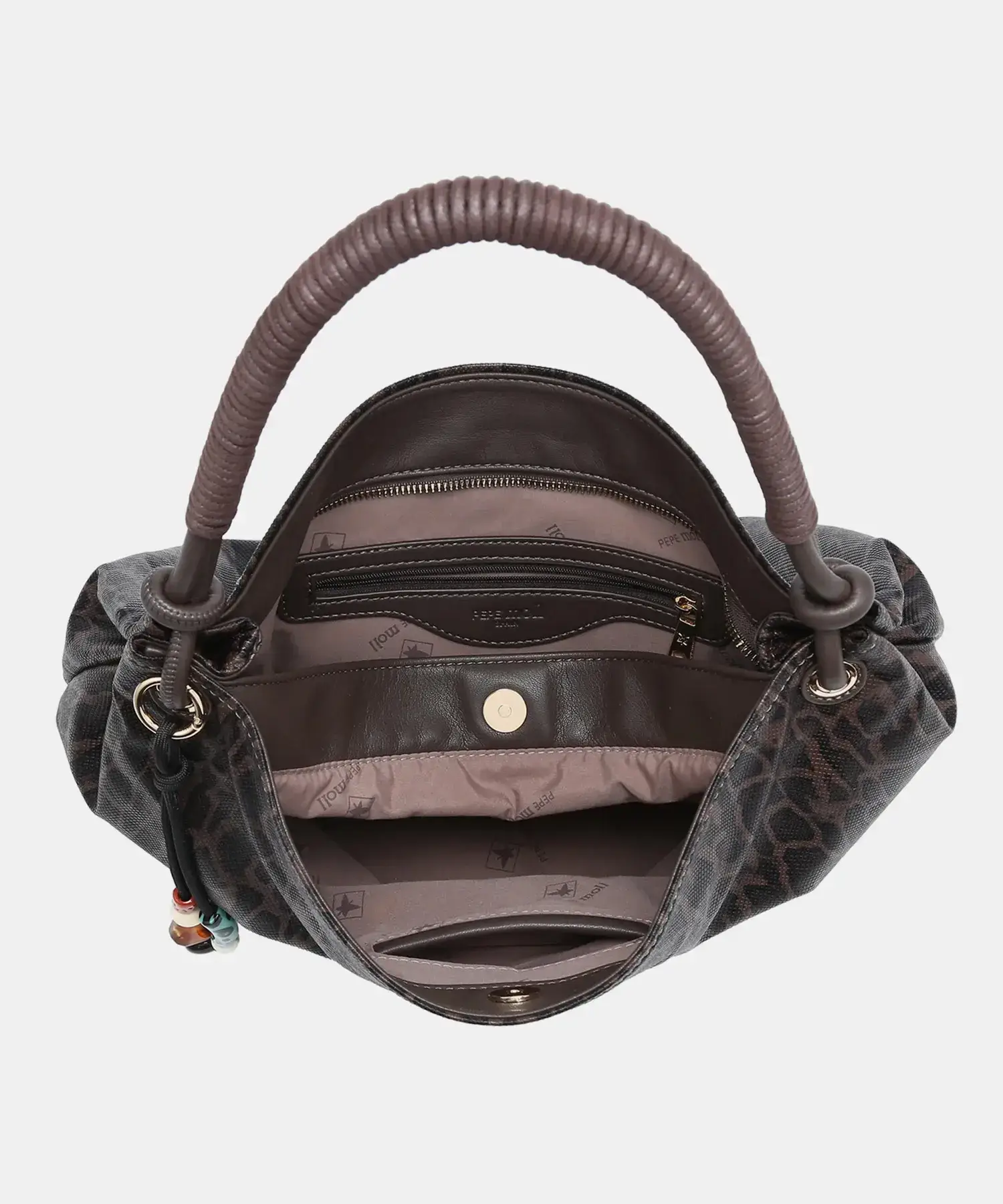 Bolso de hombro Pepe Moll Ellen marrón - Imagen 4