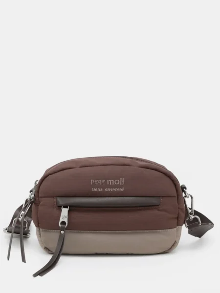 Bolso bandolera pequeño Pepe Moll Gaia marrón