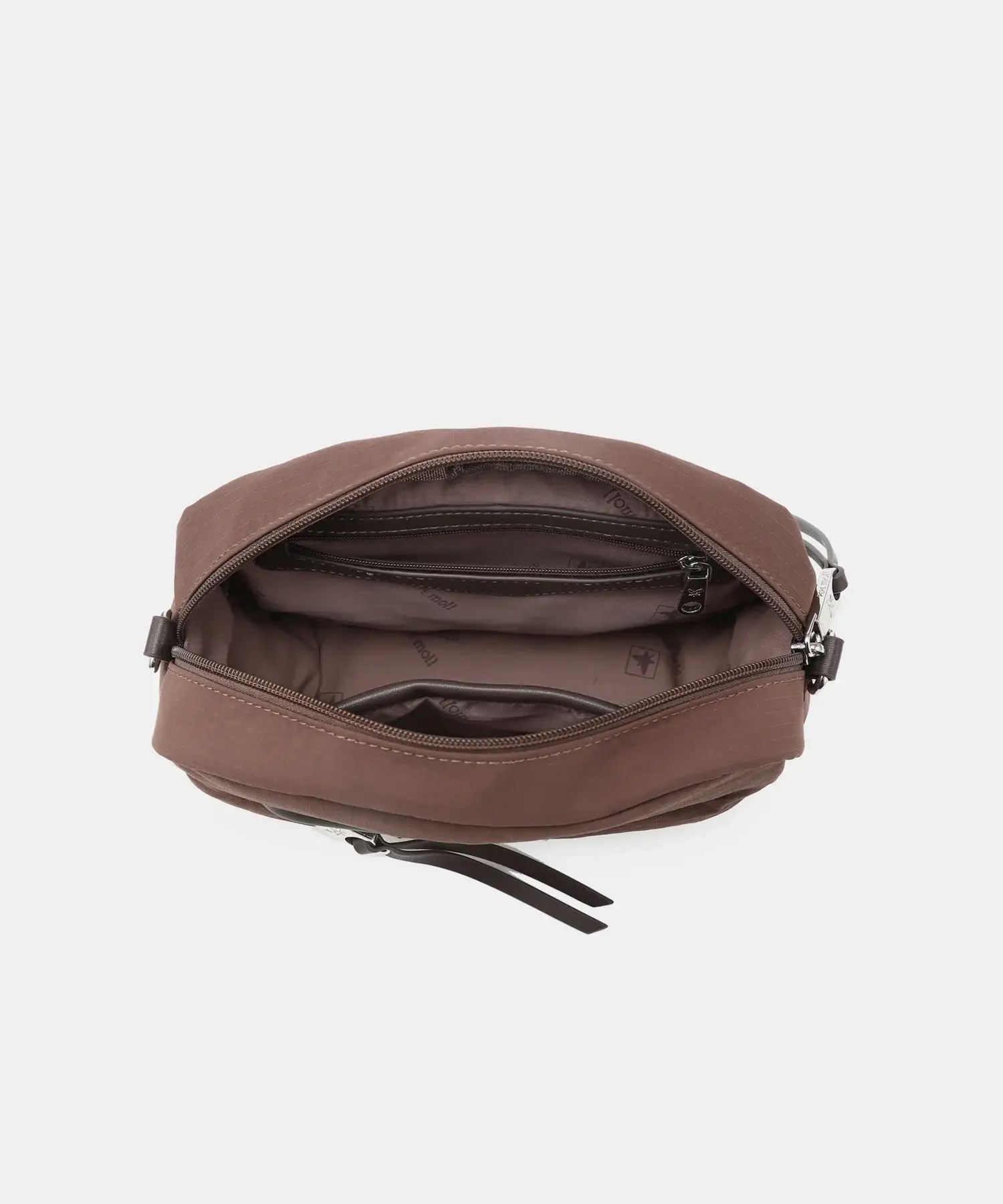 Bolso bandolera pequeño Pepe Moll Gaia marrón - Imagen 4
