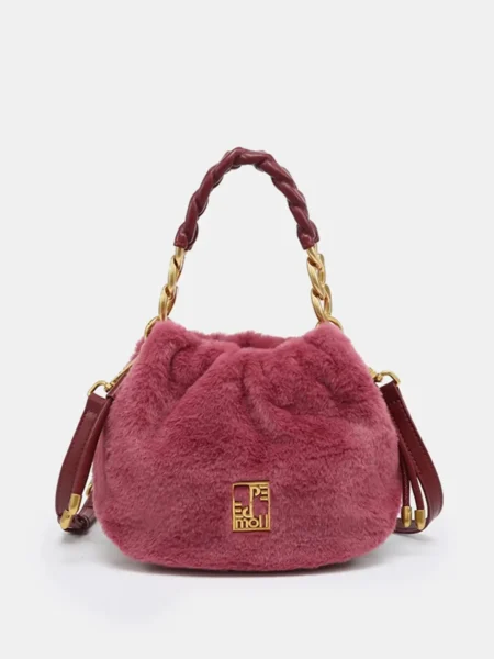 Bolso de mano de pelo sintético Pepe Moll Isis
