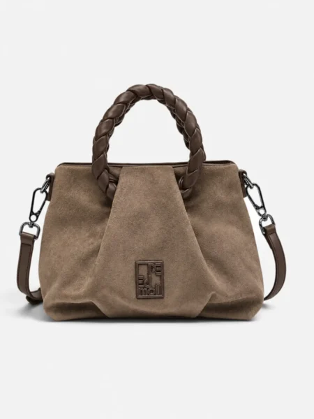 Bolso de mano Pepe Moll Isis con asas trenzadas