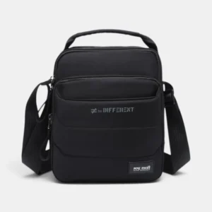 Bolso bandolera Pepe Moll Adonis negro con asa de mano