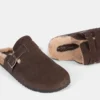 Zuecos de mujer con pelo Pepe Moll Vania Brown - Thumbnail Image 2
